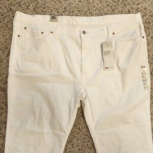 men's Levi's white jeans 48 stretch denim 541 Flex NWT